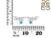Turquoise Stud Earring TRQ-RDE-465.