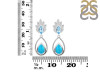 Turquoise & Blue Topaz Earring TRQ-RDE-57.