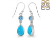 Turquoise & Blue Topaz Earring TRQ-RDE-773.