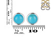 Turquoise Stud Earring TRQ-RDE-992.