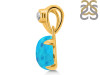 Turquoise Pendant TRQ-RDP-553-V-LOOP.