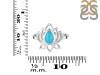 Turquoise Lotus Ring TRQ-RDR-1369.
