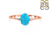 Turquoise & White Topaz Ring TRQ-RDR-1938-A.