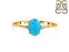 Turquoise & White Topaz Ring TRQ-RDR-1938-A.