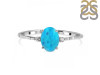Turquoise & White Topaz Ring TRQ-RDR-1938-A.