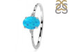 Turquoise & White Topaz Ring TRQ-RDR-1938-A.
