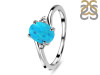 Turquoise & White Topaz Ring TRQ-RDR-209.