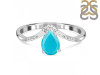  Turquoise & White Topaz Ring TRQ-RDR-2283.