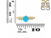 Turquoise & White Topaz Ring TRQ-RDR-3166.