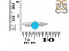 Turquoise & White Topaz Ring TRQ-RDR-3166.
