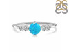 Turquoise & White Topaz Ring TRQ-RDR-3167.
