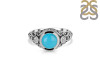Turquoise & White Topaz Ring TRQ-RDR-330.