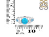Turquoise & Blue Topaz Ring TRQ-RDR-43.
