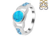 Turquoise & Blue Topaz Ring TRQ-RDR-43.