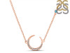 Turquoise & White Topaz Necklace TRQ-RN-30.