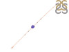 Tanzanite Raw Crystal & White Topaz Bracelet TZN-RCYB-2