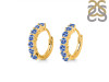 Tanzanite Hoop Hoop Earring TZN-RDE-1473.
