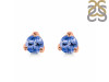 Tanzanite Stud Earring TZN-RDE-1517.