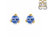 Tanzanite Stud Earring TZN-RDE-1517.
