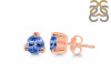 Tanzanite Stud Earring TZN-RDE-1517.