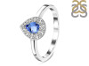 Tanzanite & White Topaz Ring TZN-RDR-2535.