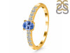 Tanzanite & White Topaz Ring TZN-RDR-2538.