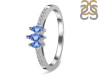 Tanzanite & White Topaz Ring TZN-RDR-2540.
