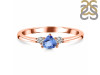 Tanzanite & White Topaz Ring TZN-RDR-2543-RBM.