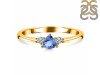 Tanzanite & White Topaz Ring TZN-RDR-2543-RBM.