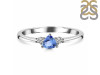 Tanzanite & White Topaz Ring TZN-RDR-2543-RBM.