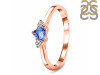Tanzanite & White Topaz Ring TZN-RDR-2543-RBM.