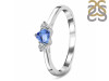 Tanzanite & White Topaz Ring TZN-RDR-2543-RBM.