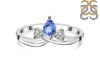 Tanzanite & White Topaz Ring TZN-RDR-2660.