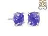 Tanzanite Raw Crystal Stud Earring TZN-RE-200.