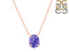 Tanzanite Raw Crystal Necklace TZN-RN-200.