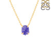 Tanzanite Raw Crystal Necklace TZN-RN-200.
