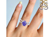 Tanzanite Raw Crystal & White Topaz Ring TZN-RR-382.