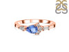 Tanzanite & White Topaz Ring TZN-RDR-2389.