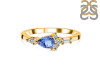 Tanzanite & White Topaz Ring TZN-RDR-2389.