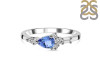 Tanzanite & White Topaz Ring TZN-RDR-2389.