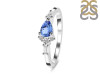 Tanzanite & White Topaz Ring TZN-RDR-2389.