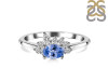 Tanzanite & White Topaz Ring TZN-RDR-2418.