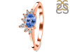 Tanzanite & White Topaz Ring TZN-RDR-2418.