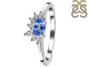 Tanzanite & White Topaz Ring TZN-RDR-2418.