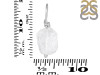 White Topaz Crystal Drill Pendant WTZ-RCYP-7