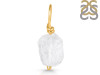 White Topaz Crystal Drill Pendant WTZ-RCYP-7