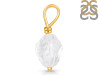 White Topaz Crystal Drill Pendant WTZ-RCYP-7