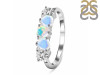 Opal & Moonstone & White Topaz Ring OPL / RBM / WTZ-RDR-2748.