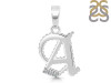 Cubic Zirconia Alphabet A Pendant CUZ-RDA-157.