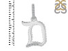 Cubic Zirconia Alphabet D Pendant CUZ-RDA-186.